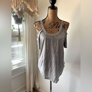 Z SUPPLY cold shoulder t shirt top